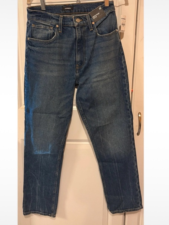 Express Denim - **SOLD**Express modern straight high rise jeans size 4R